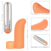a picture of an orange sex toy with different parts