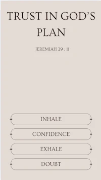 trust in god's plan - screenshot