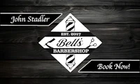 bell's barber shop logo