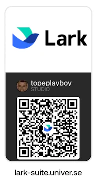 a qr code with the word lark on it