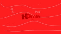 a red background with the words hcircle on it