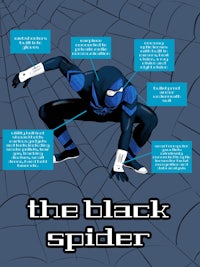 the black spider poster