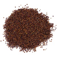 a pile of seeds on a white background