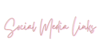 the social media links logo on a black background