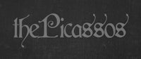 the picasso logo on a black background
