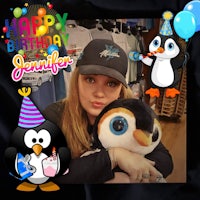 happy birthday jennifer penguin