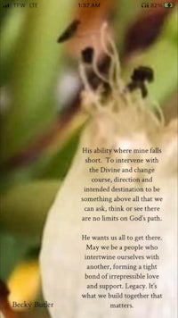 a photo of a flower with a poem on it