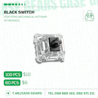 a black switch for a pc case