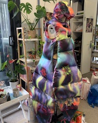 a mannequin in a room