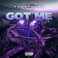 a purple heart with the words got me on it