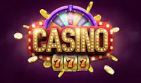 casino 777 logo on a purple background