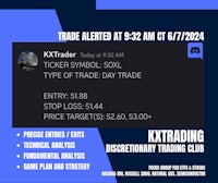 a trade alert for kyte trading club