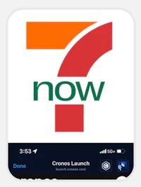 a screenshot of the 7 now app on an iphone