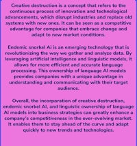 a pink background with the words creative destruction