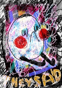a drawing with the words they said on it