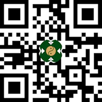 a qr code with a logo on it