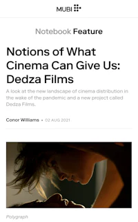 Notions of What Cinema Can Give Us by Conor Williams for MUBI Notebook
