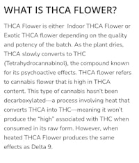 what is thca flower