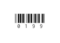 a barcode on a white background
