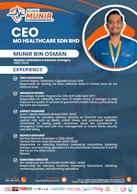 a job advertisement for a ceo in healthcare