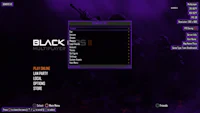 a screenshot of the black ii menu