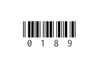 a bar code on a white background