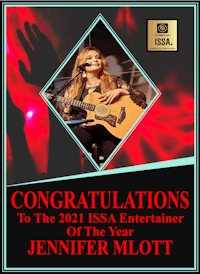 congratulations to jennifer mlodt for the 2021 issa entertainer of the year