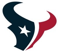 the houston texans logo on a white background