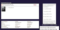 a screen shot of a website with a picture of a person
