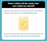 once collect all the cards, how can i claim my reward?