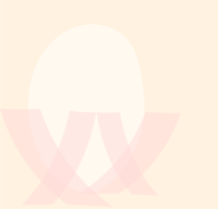 a pink egg on a beige background