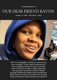 our dear friend kavon