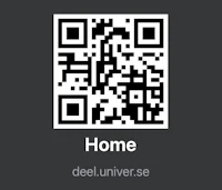 a qr code with the word home on it