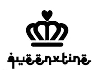 a black and white logo with a crown on it
