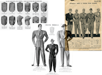 men's suits and tuxedos from the 1940s