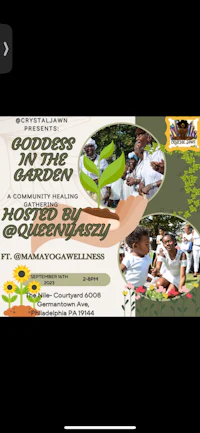 a flyer for a gardener's garden