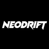 a black background with the word neodrift on it