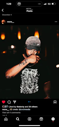 a picture of a man with a hat on his face