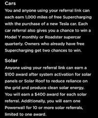 a screenshot of a referral link for a solar car