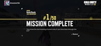 a screenshot of a mission complete screen in call of duty mobile