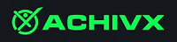 the logo for achivix on a black background