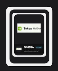 token nvidia logo on a black background