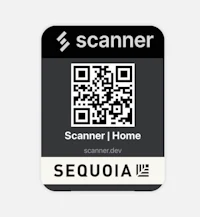 sequoia scanner - home qr code