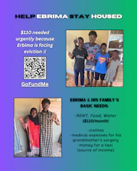 help emma stay house flyer