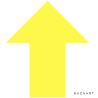 a yellow arrow pointing up on a black background