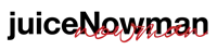 the logo for juicenowman newman