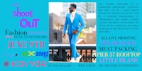 a flyer with a picture of a man in a blue suit