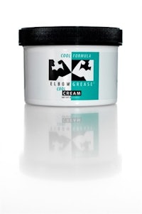 a jar with a white lid on a white surface