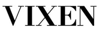 the logo for vixen on a white background