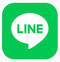 the line app icon with a speech bubble